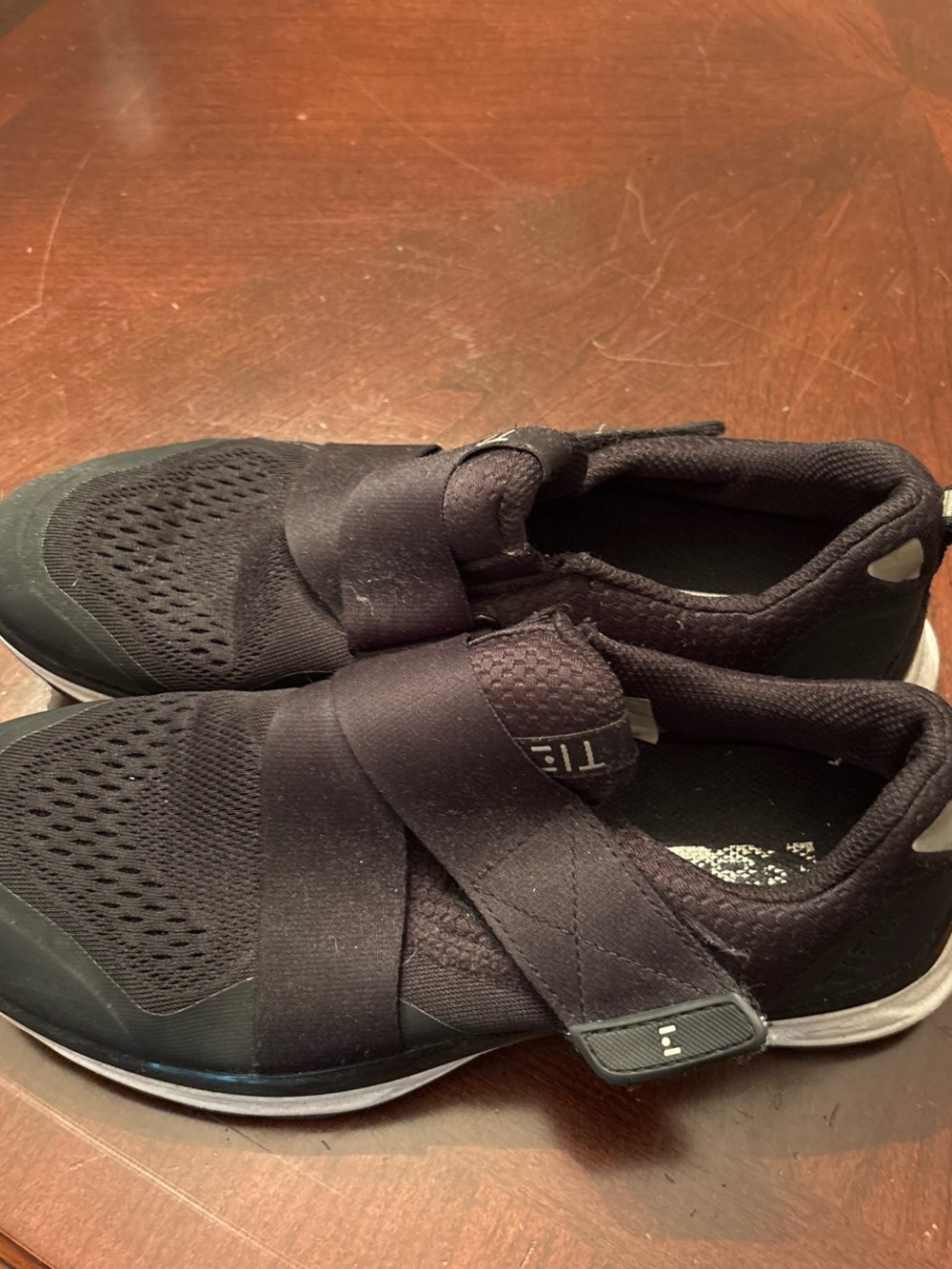 Women’s Tiem Spin Cycling Black Sneakers with Cross Strap